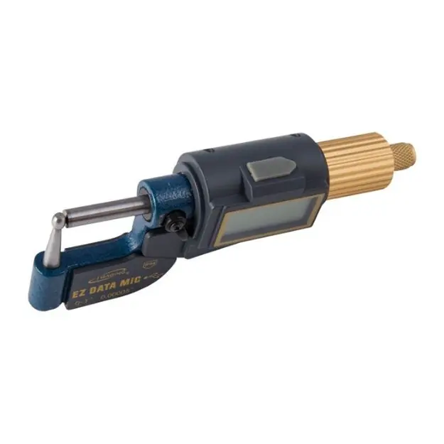 Ez Data 0-1'' Digital Micrometer D Type Anvil