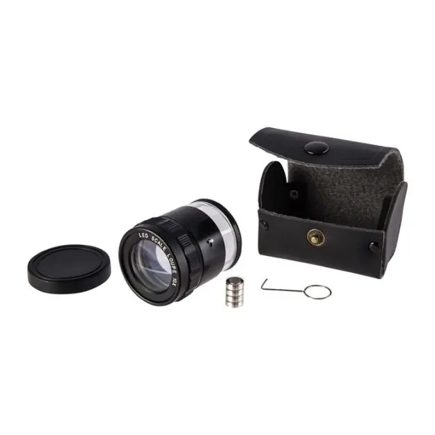 10X Magnifier W/Led Light And 0.005'' Scale Reticle