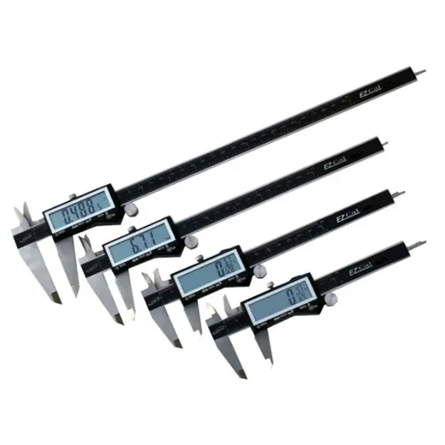 Ez Cal 0-6” X-Large Digital Display Caliper Stainless Steel