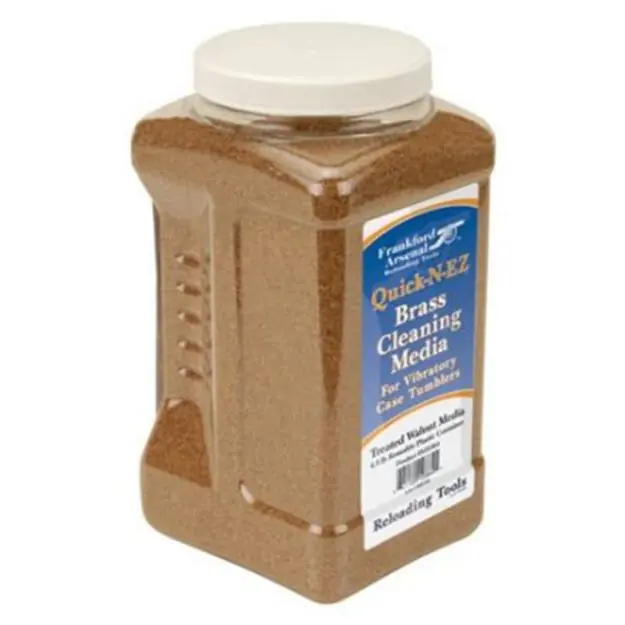 Treated Walnut Hull Media In Reusable Container 5Lbs