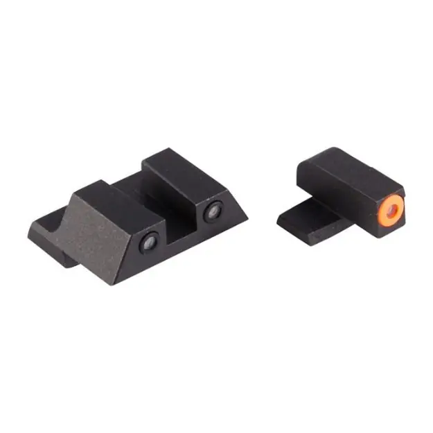 Xd, Xdm, Xd Mod 2 Orange Front & Black Square Notch Rear