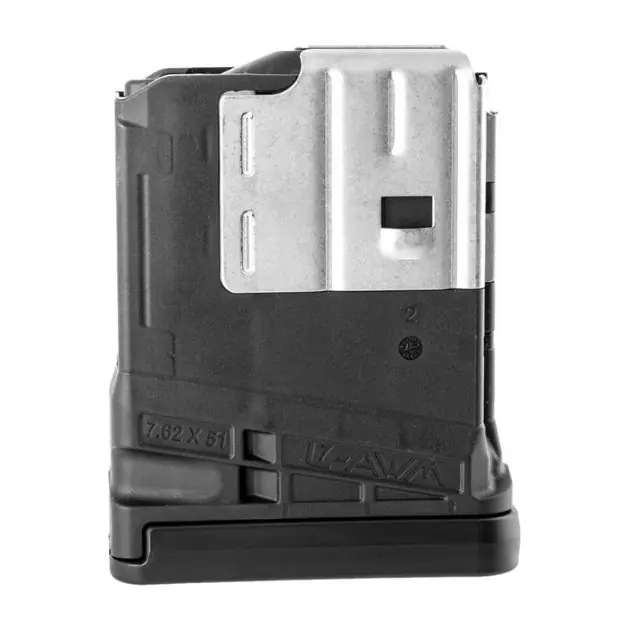 Lancer Magazine L7awm Sr-25 7.62X51 10Rd Opaque Black