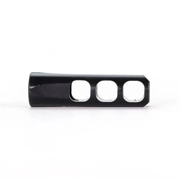 Slim 5.56 Nato 3-Port Muzzle Brake .620 1/2''-28 Threads Blk