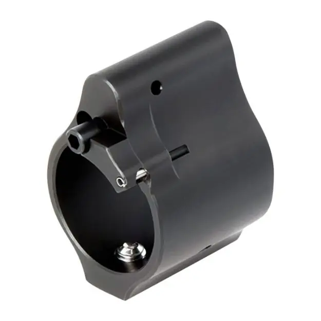 Ar-15 Solid Adjustable Gas Block .875'' Black