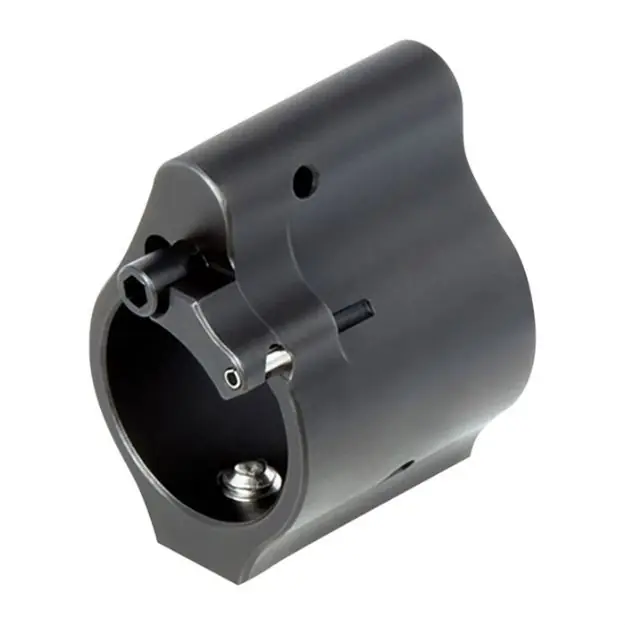 Ar-15 Solid Adjustable Gas Block .750'' Black