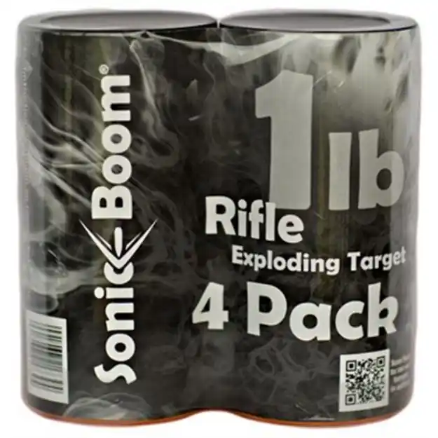 1 Pound Exploding Rifle Target 4 Pack