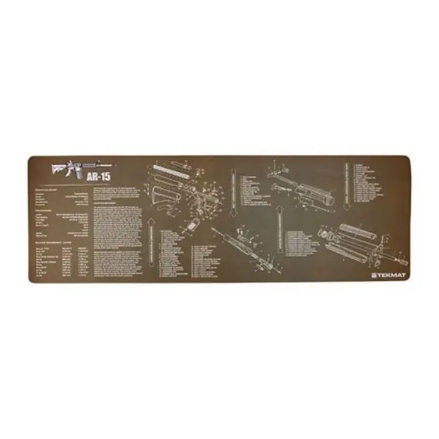 Tekmat Long Gun Cleaning Mat For Ar-15 Od Green
