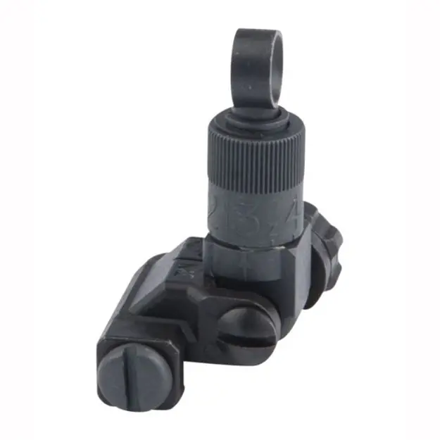 Ar-15 Flip-Up Adj Tactical Micro Rear Sight 600 Meter Blk