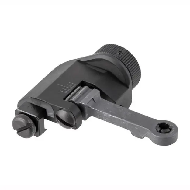 Ar-15 Flip-Up Adj Tactical Rear Sight 300 Meter Black