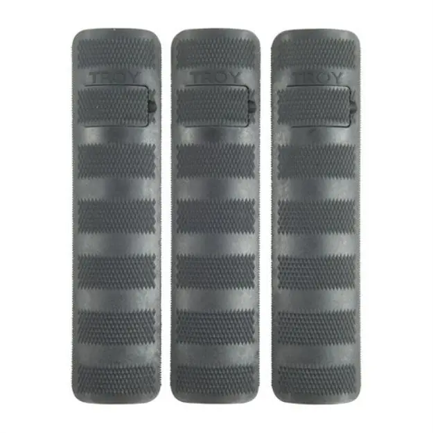 Troy Battle Rail Covers 6.2" Black 3-Pk