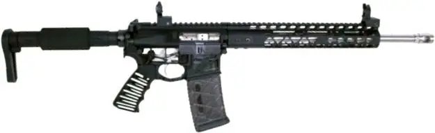 Guntec Ult Light Skeletonized Pistol Grip Blk