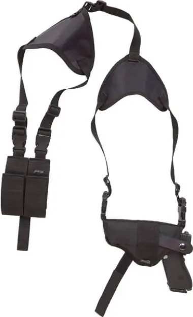Bulldog Deluxe Hztl-Shoulder Hlstr Ambi 2-2.5" Bbl's J-Fra!