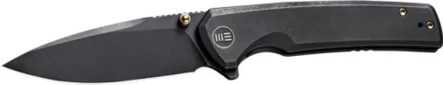 We Knife Subjugator 3.48" Black Titanium/Black Stnwsh!