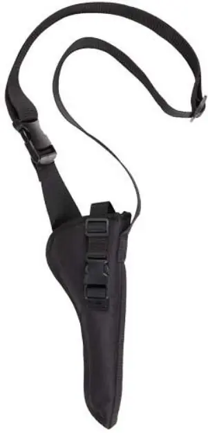 Bulldog Bandolier Holster Rh Nylon Blk 6.5-8 3/8" Bbl Kln