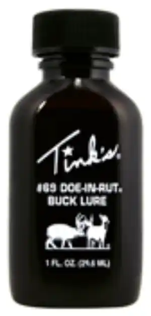Tinks Deer Lure #69 Doe-In-Rut 1Fl Oz Squirt Top Bottle
