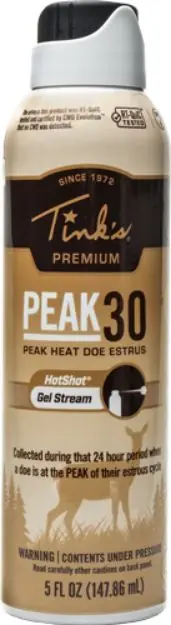Tinks Peak30 Premium Deer Lure Estrus Gel Stream 5Oz.