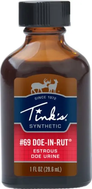 Tinks Deer Lure #69 Doe-In-Rut Synthetic 1Fl Ounce Bottle