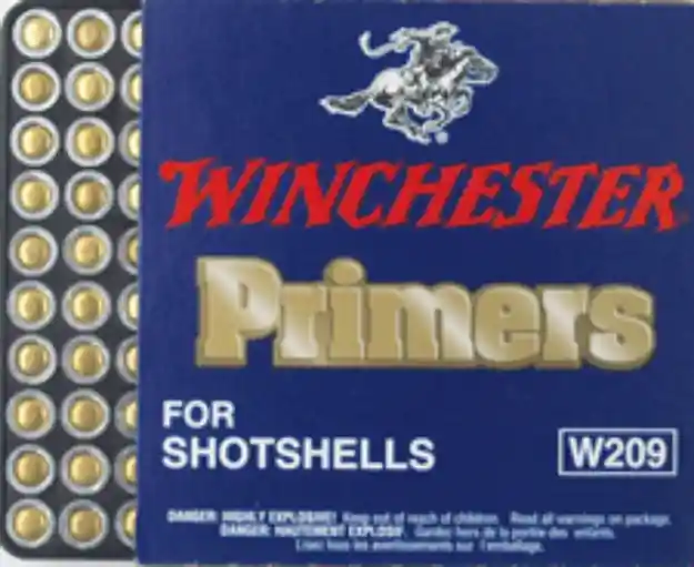 Winchester Primers 209 Shotshell 5000 Pack Case