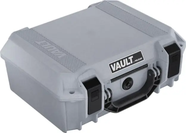 Pelican Vault Medium Pistol Case W/ Foam Ghost Gray
