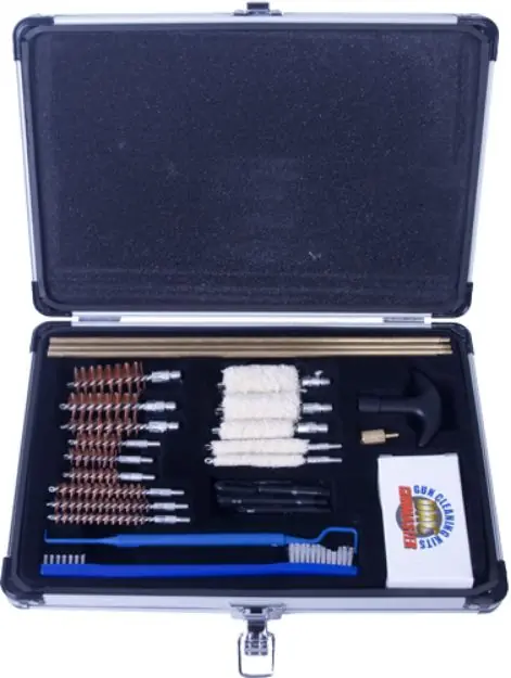 Gunmaster Universal Select .22 Cleaning Kit Alum Case 30 Pcs