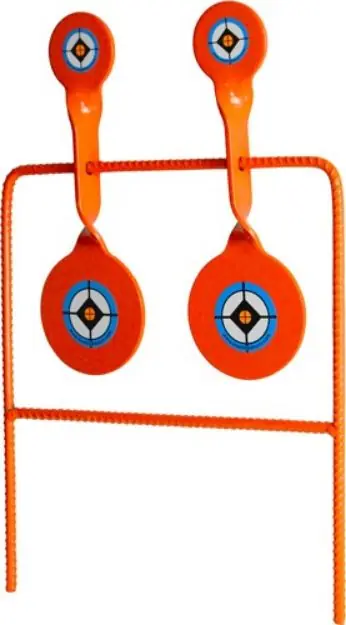 Do-All Steel Target Reactive .22 Double Spinner Rebar
