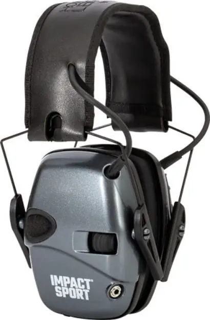 Howard Leight Impact Sport Youth Electronic Muff Gray/Blk