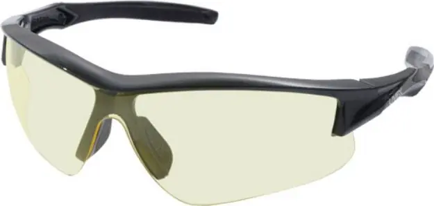 Howard Leight Acadia Glasses Black Frame/Amber Lens
