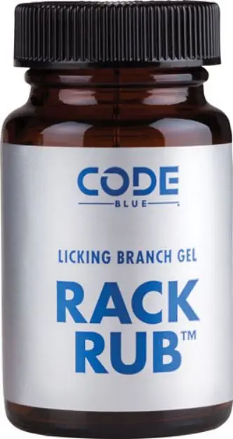 Code Blue Deer Lure Rack Rub Licking Branch Gel 2Oz.