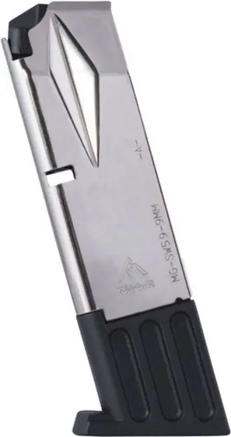 Mec-Gar Magazine S&W 5900 Series 9Mm Luger 10Rd Nickel