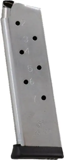 Metalform Magazine 1911 Govt. 45Acp 7Rd S/S Removable Base