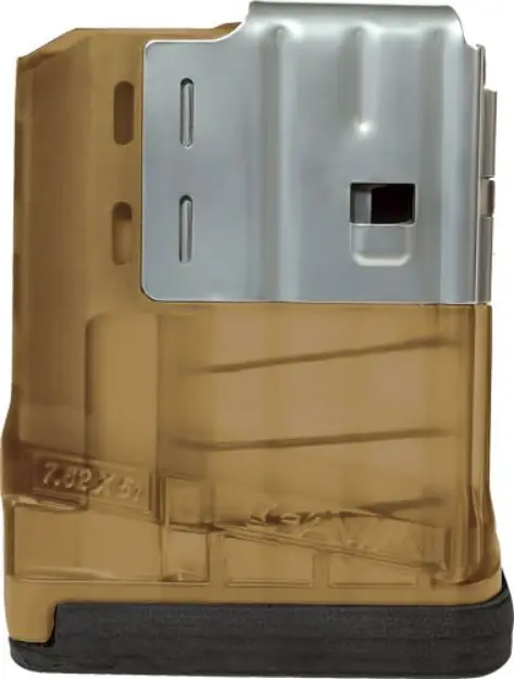 Lancer Magazine L7awm Sr-25 7.62X51 5Rd Translucent Fde