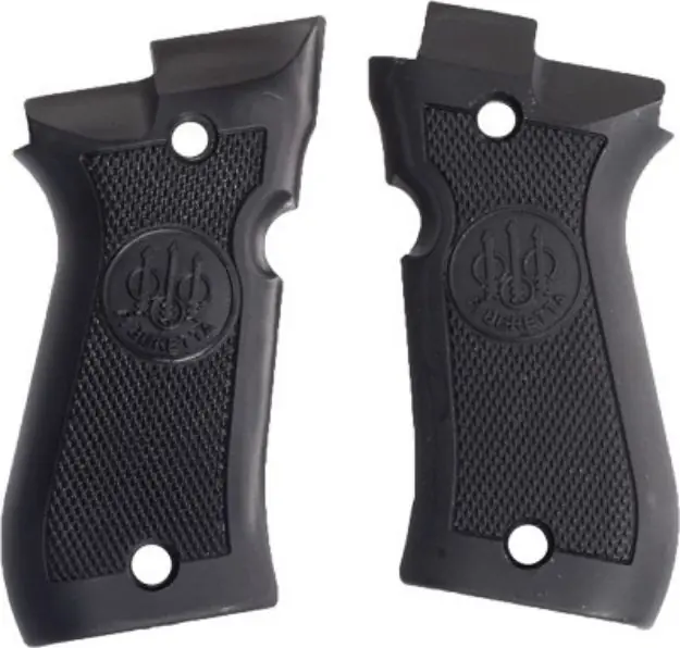 Beretta Grips Model 84F/84Fs Factory Black Plastic