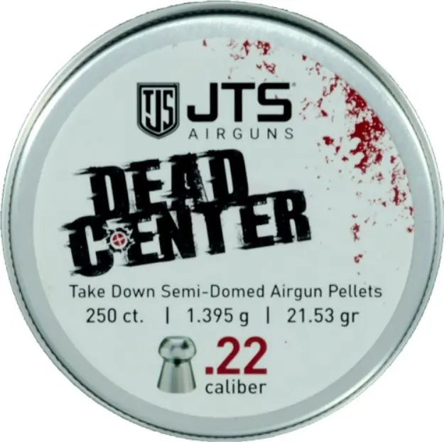 Jts Pellets Dead Center 22 Semi-Domed 21.53 Gr 250Ct