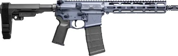 Vktr Vk1 Pistol 5.56 Nato 10.5" Pistol Grey Sba3 Brace