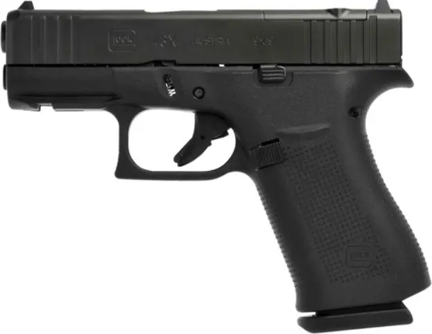 Glock 43X Mos 9Mm Fs 10-Shot Black Rebuilt