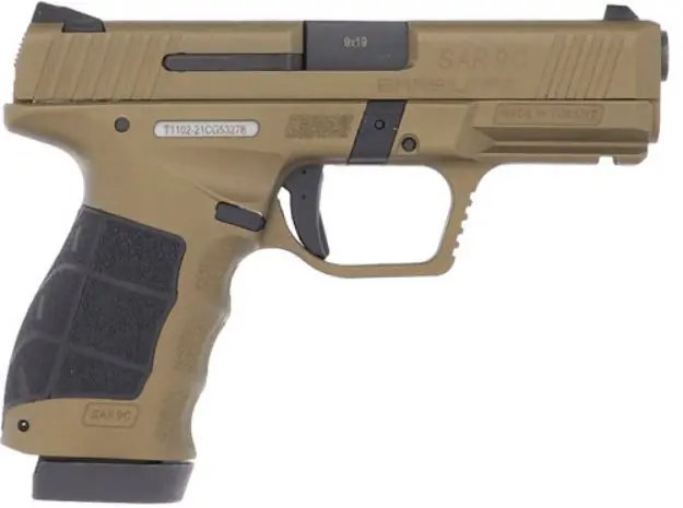 Sar Usa Sar9c 9Mm Compact 4" 2-15Rd Bronze