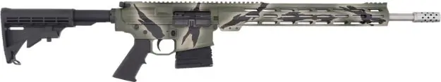 Glfa Ar10 Rifle 308 Win 18" S/S 10Rd Pursuit Green Camo