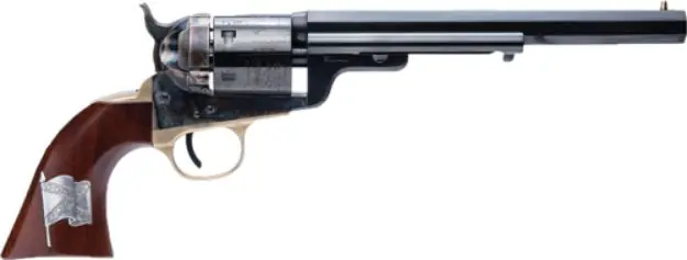 Cimarron 1851 R-M Csa Flag 38Spl 7.5" Fs Cc/Blued Walnut