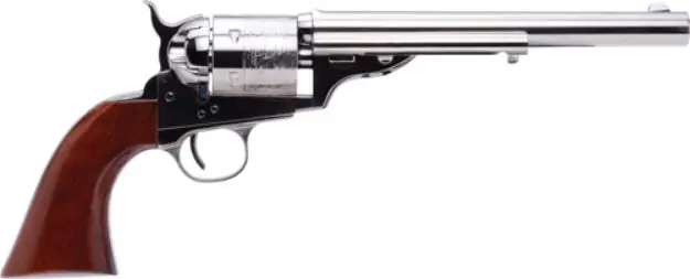 Cimarron 1872 Open Top Army 45Lc 7.5" Fs Nickel Walnut