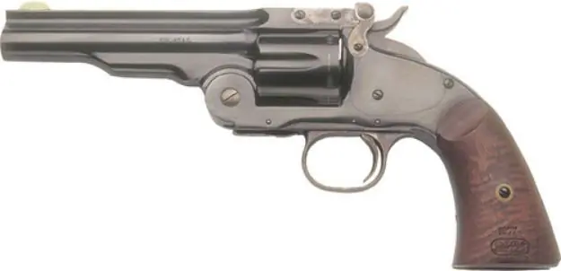 Cimarron No.3 Schofield 38Spc 5" Fs Blued Walnut
