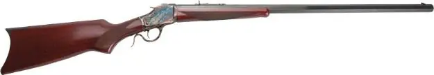 Cimarron 1885 Deluxe 38-55 30"Oct Cc/Blued Pistol Grip