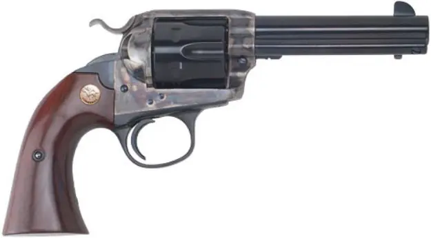 Cimarron Saa Bisley 44/40 Win Fs 4.75" Cc/Blued Walnut