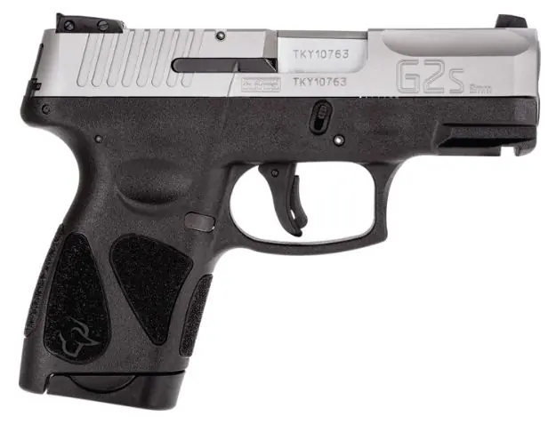 Taurus G2s Slim 9Mm 7-Shot 3-Dot Adj. Matte Ss Polymer