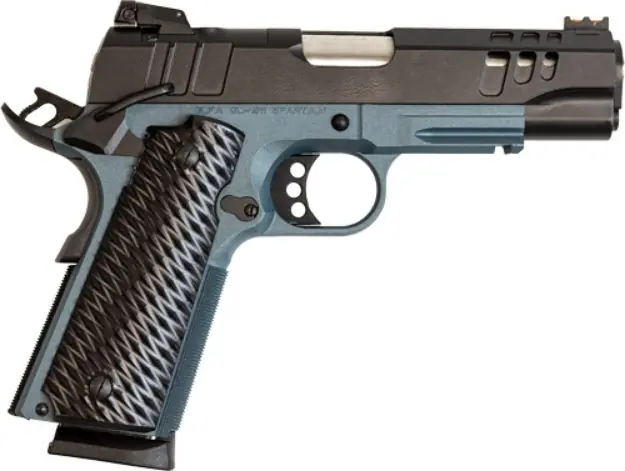 Glfa 1911 Pistol 45Acp 4.25" Fs Black Slide Titanium Frame