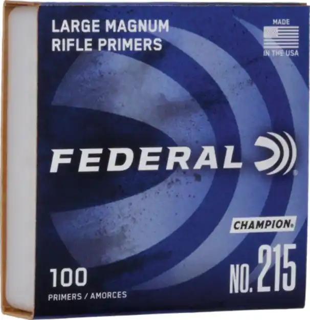 Federal Primers Large Rifle Magnum 5000 Pack Case