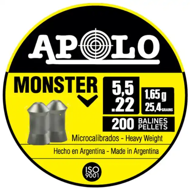 Hatsan Apolo 22 Monster 25.4 Grain 200 Pack