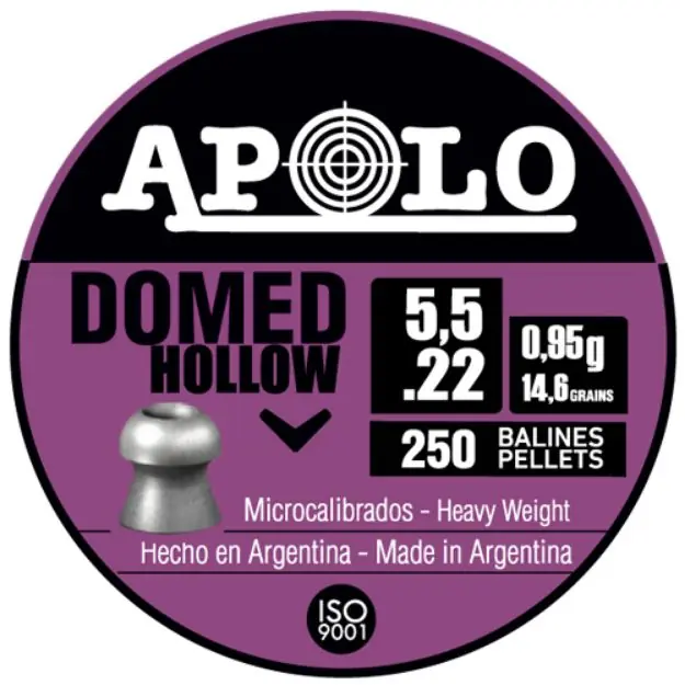 Hatsan Apolo 22 Domed Hollow 14.6 Grain 250 Pack