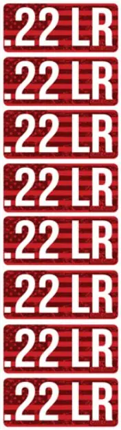 Mtm Ammo Caliber Labels 22Lr 8-Pack