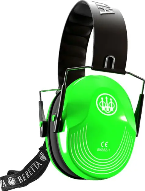 Beretta Safety Pro Earmuff Green Fluorescent