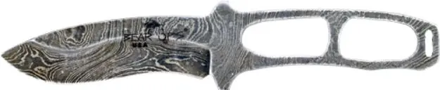 Bear Ops Combat Neck Knife 2.78" Damascus W/Kydex Sheath!